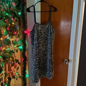 ON-34TH Sequin Party Dress